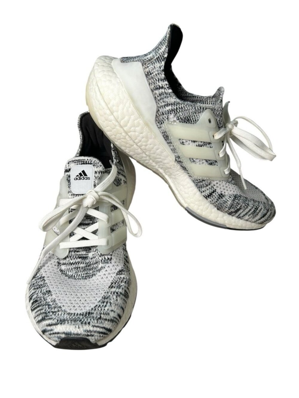 Adidas Ultraboost 21 Women’s Oreo Size 7 Black White Lace Up Primeblue Comfort